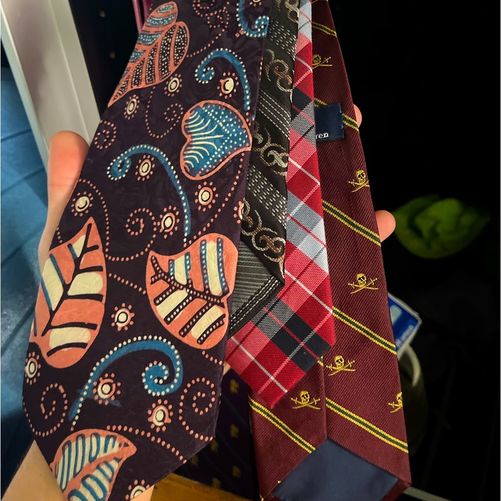 Beautiful ties $25 each. All in great condition, all different luxury brands